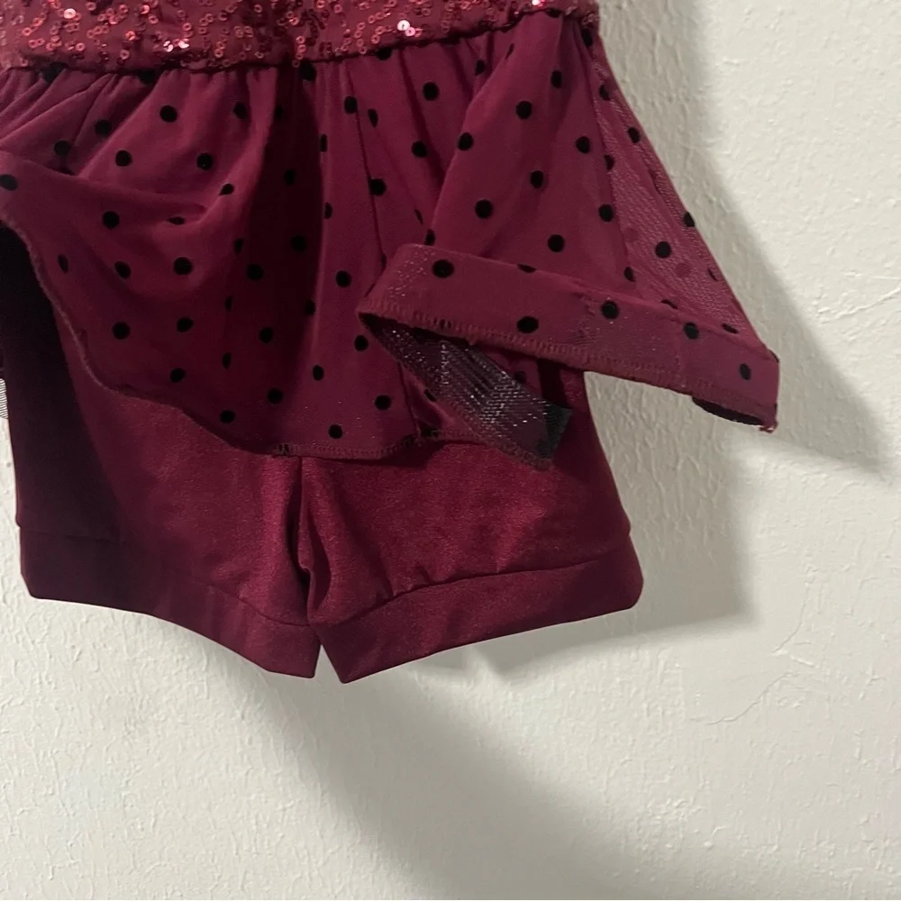 Weissman Showtime MC Medium (11-12) Hung Up Dance Costume 10877 Ballet Skating